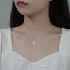 925 Sterling Silver Sparkling Zircon Butterfly Pendant Necklace Clavicle Chain for Women Light Iuxury Fashion Jewelry Gift