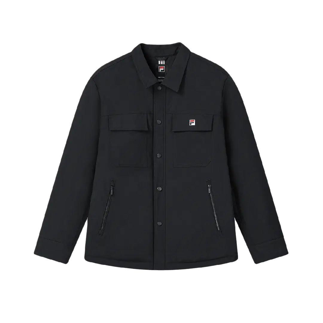 

FILA Heritage Comfortable Skin-Friendly Polo Button Cotton Jacket Men jackets F11M618906F-NV L