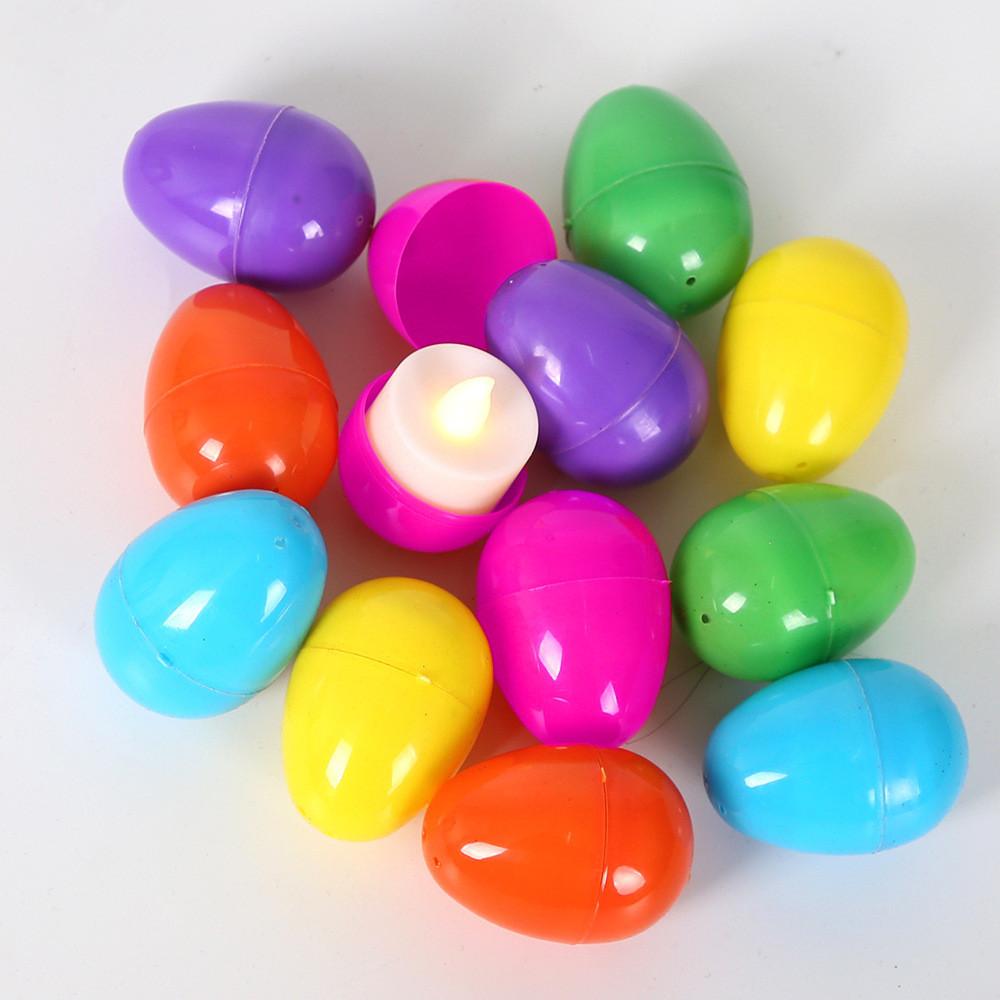 Eggs Whimsical Easter Beautifully Designed Plastic Eggs For Colorful Holiday Decorations Set 12 Of