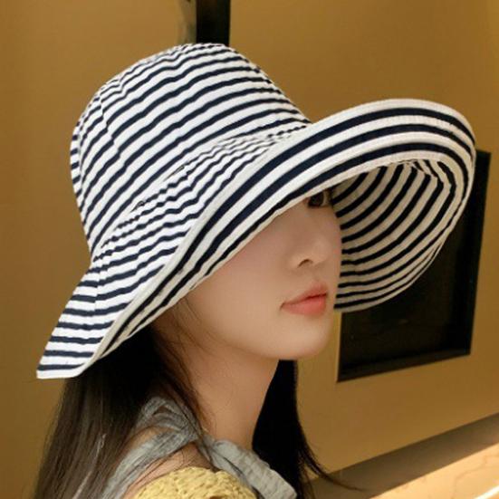 Women Brim Foldable Sun Hat UV Wide Packable Bucket Hat for