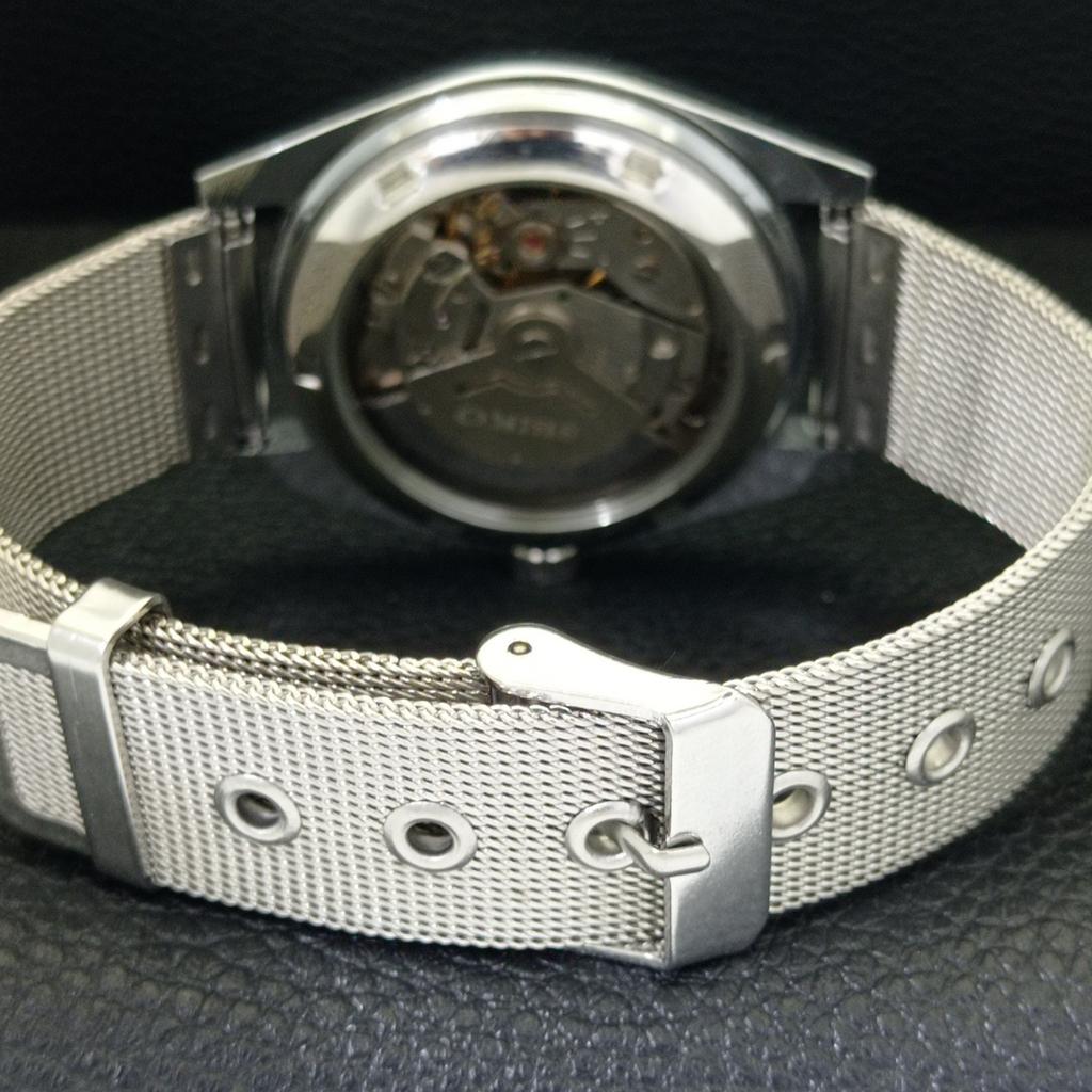 AUTOMATIC VINTAGE REFURBISHED SEIKO 5 6309A JAPAN MENS WHITE WATCH a441162-4 Sk-a441162