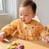Colorful Design Baby Bibs Cute Cartoon Self Feeding Apron Easy Clean Waterproof Bib  Infant Eating