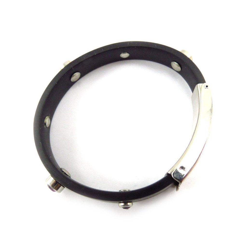 Les Trésors De Lily [J7022] - Brățară mixtă 'Peaceful' Oțel violet negru