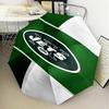 Jets Football Umbrella Folding Umbrella, Automatic Umbrella 8-Frame for Travel, Camping Use Gift for Halloween Christmas