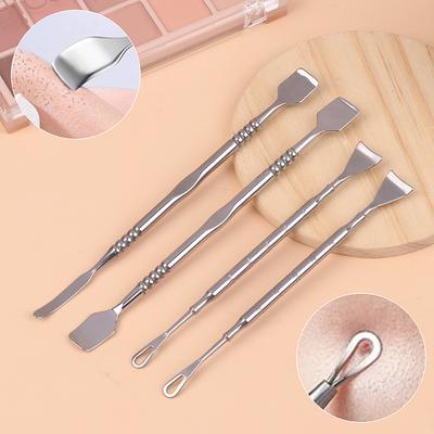 Double-Head Stainless Steel Blackhead Extractor Professional Skincare Tool for Facial Pore Cleansing and Comedone Removal