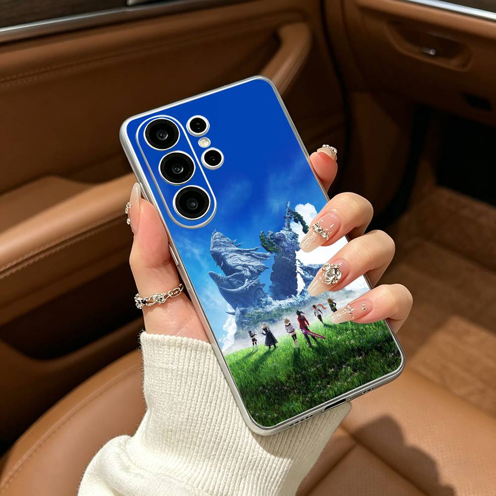Game X-Xenoblade  Clear Phone Case for Samsung S25, S24, S21, S22, S23, S30, Ultra, S20, Plus, FE, Lite