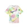 Sportswear Essentials Tie-Dye Rundhals Lässiger Pullover Gerades Kurzarm-T-Shirt Damen Tops Mehrfarbig HF6178-133