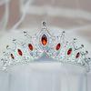 Bridal Crown Headband Headband Wedding Korean Style Birthday Adult Gift Crystal Crown Princess Dress Hair Accessory