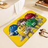 Carpet for Bedroom M&M's Sleeping Room Washable Non-slip Kitchen Rug Anti Slip Veranda Floor Mat Useful Things for Home