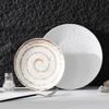 Retro Japanese Ceramic Steak and Sushi Plate