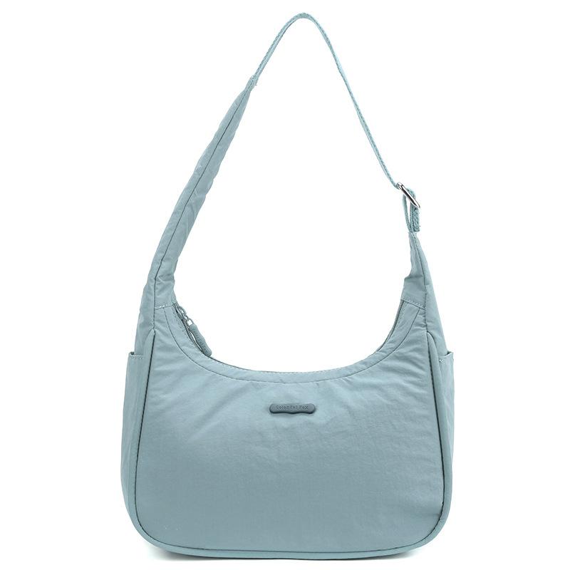 New Women's Simple and Versatile Solid Color Shoulder Bag Daily Commute To Work Armpit Bag