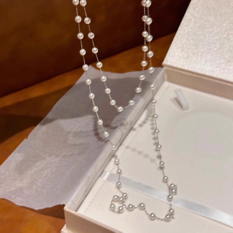 Star-shaped Pearl Sweater Chain - Elegant Commuting Multi-purpose Layered Collar Chain - New Style Accessory for Various Occasions