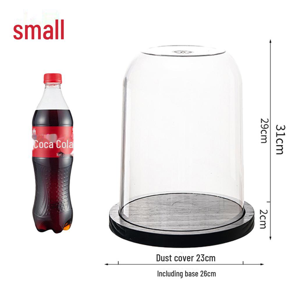 

Акриловый прозрачный многоцелевой цилиндр для хранения украшений и игрушек с пылезащитным чехлом Individually Packaged