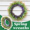 Hanging Artificial Wreath Pendant Easter Gifts Easter Door Sign Artificial Easter Wreath Ornaments Spring Sign