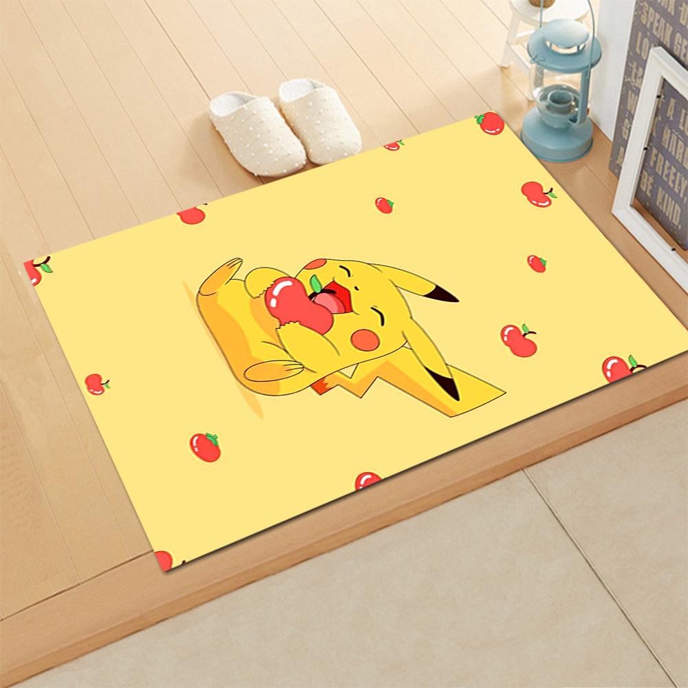 Alfombra Pikachu Ráfaga de Energía para salas de estar, dormitorios, decoración del hogar y como regalos.