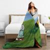 New Character Chill Guy Blanket Warm Soft Novelty Plush Throw Blanket For Outdoor Picnic Flannel Bedspread Bed Cover
