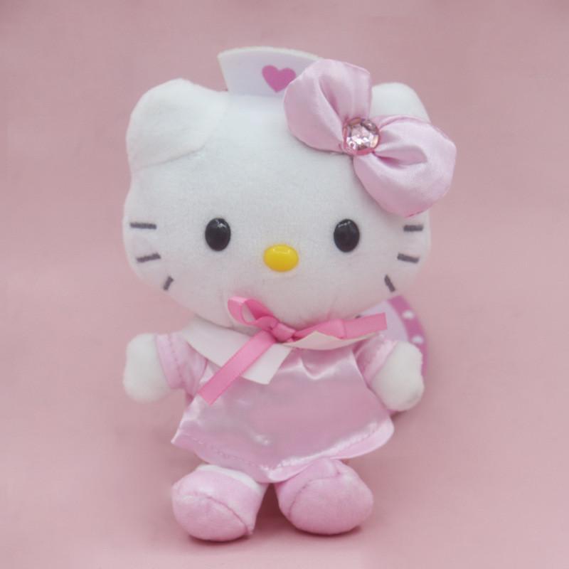 Sanrio Hello Kitty Heart Keychain With Plush Nurse Angel Design For Kids And Collectors