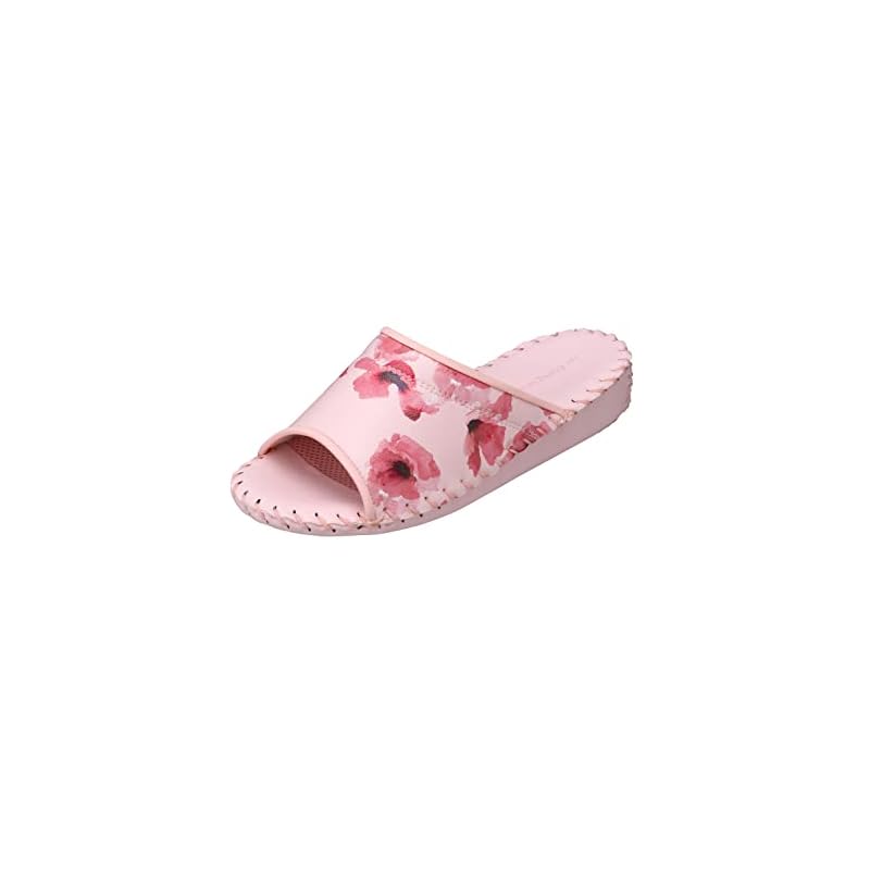 [Pansy] 9306 Indoor Shoes, Room Shoes, Slippers, Women's, Hand-Knitted, Antibacterial, Size M, Pink