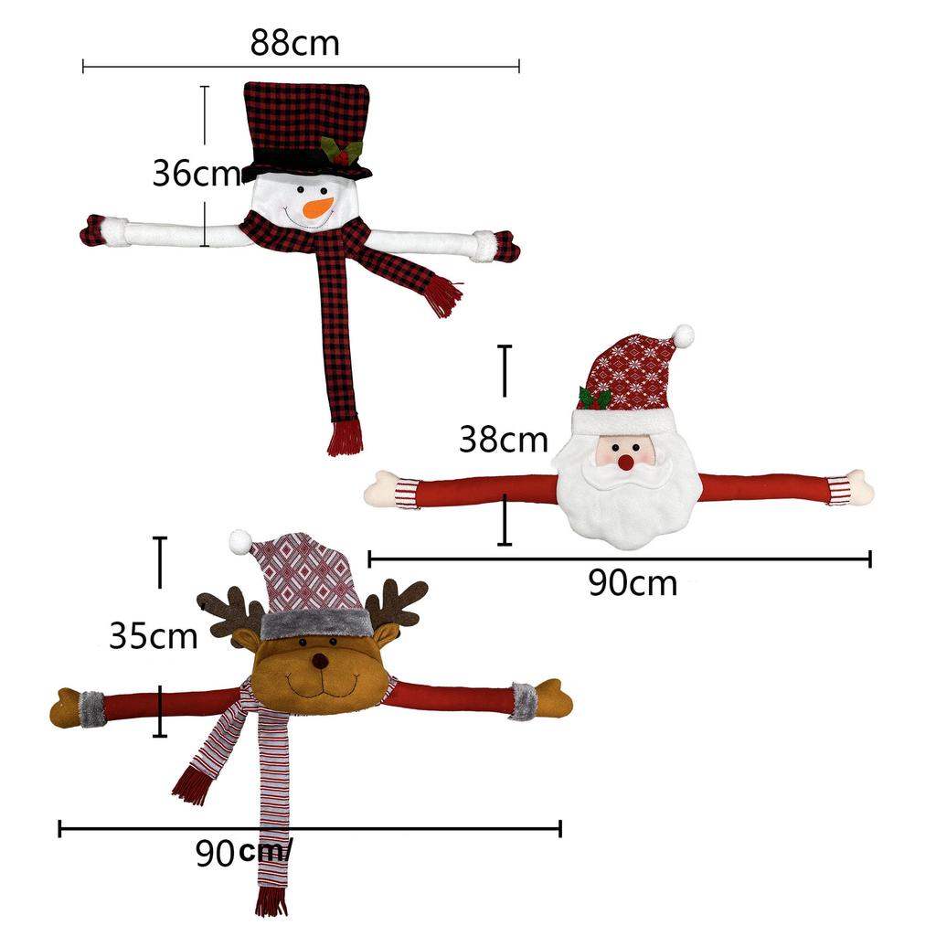 Christmas Tree Topper Xmas Tree Snowman Decoration Santa Claus Reindeer  Xmas Tree Ornaments Home Hotel Winter Party Supplies