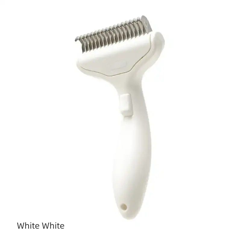 

Pet Hair Unknotting Comb for Cats and Dogs Hair Removal Comb Cat Floating Hair Comb Long Hair Dog Special Comb Pet Supplies White Cat Dog Neutral