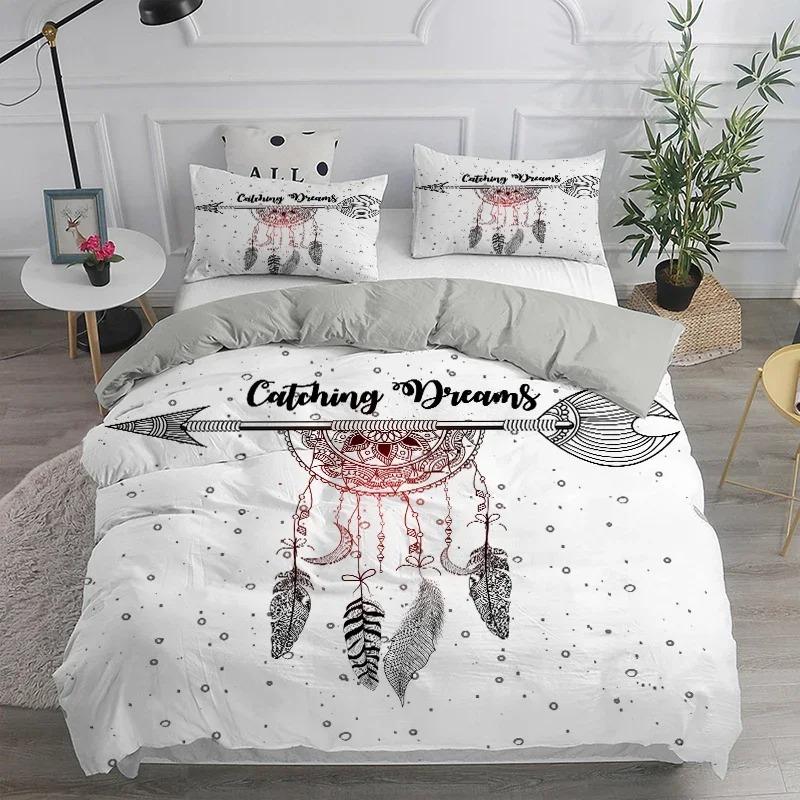 Dream Catcher Bedding Set Bohemian Duvet Cover Queen 240x220 Ethnic Quilt Cover Single Double King Comforter