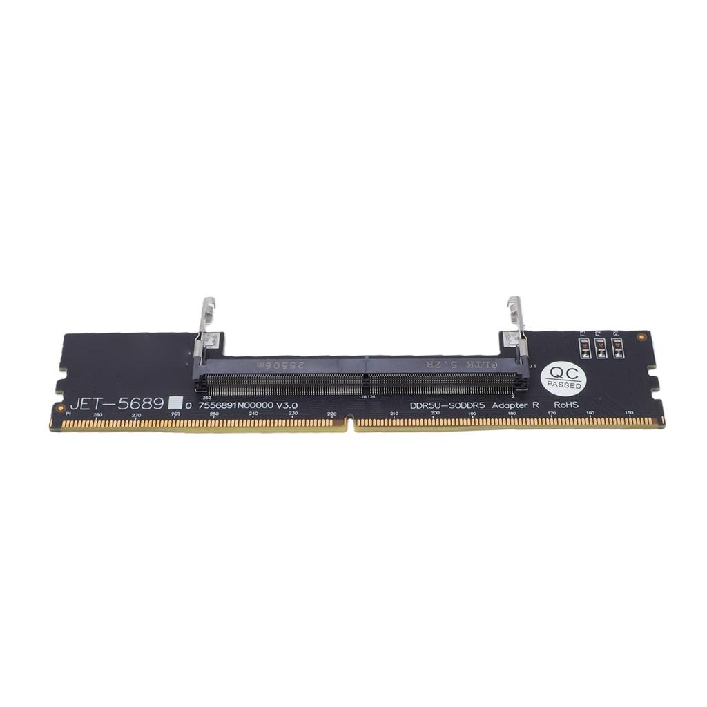 DDR5 U-DIMM to SO DDR5 RVS Adapter Card Laptop to Desktop Memory Converter for Computer Repair and Maintenance