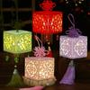 Chinese Style DIY Mid-Autumn Lantern With LED Light Handmade Lanterns   Party Decor