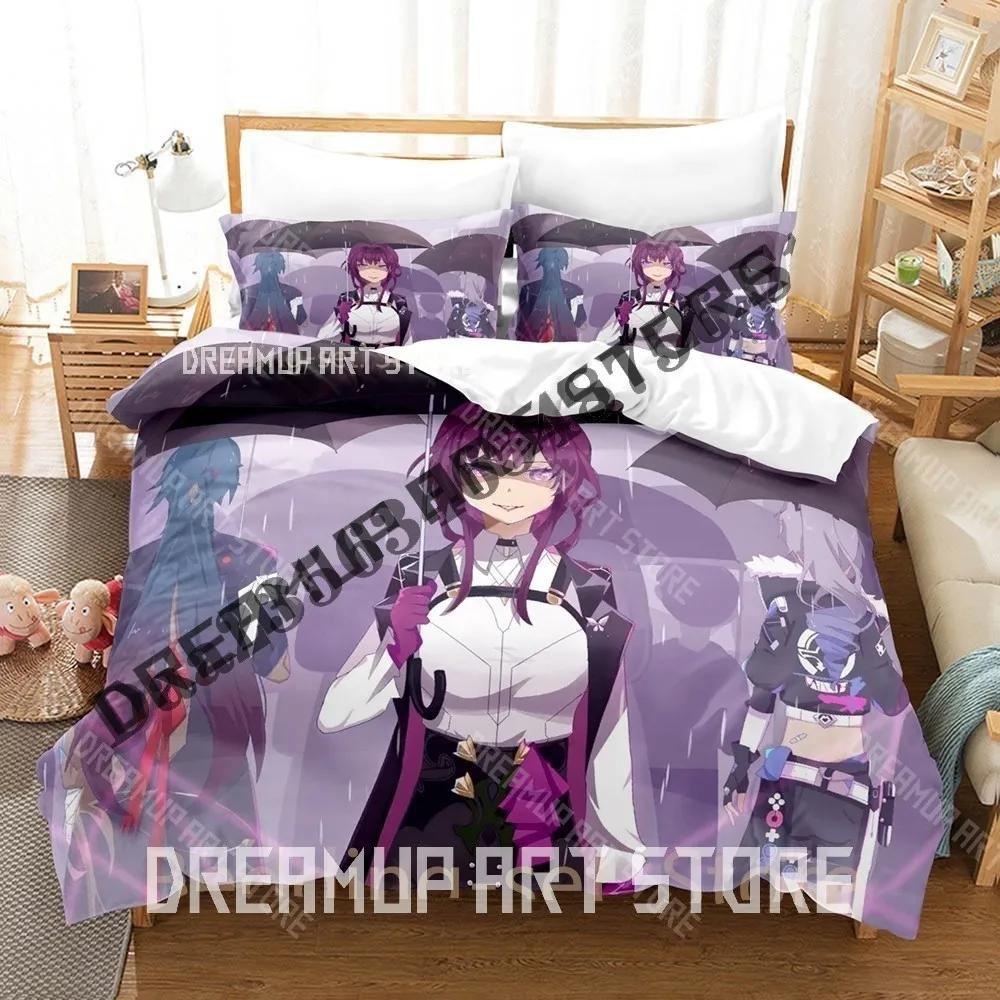 3D Print Honkai Star Rail Kafka Bedding Set Single Twin Full Queen King Size Bed Set Adult Bedroom Duvetcover Sets Anime Bed