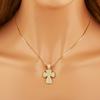 Nidin New Trendy Personality Design Cross Pendant Necklace For Women Men Shiny Crystal Zircon Charm Jewelry Daily Party Gifts