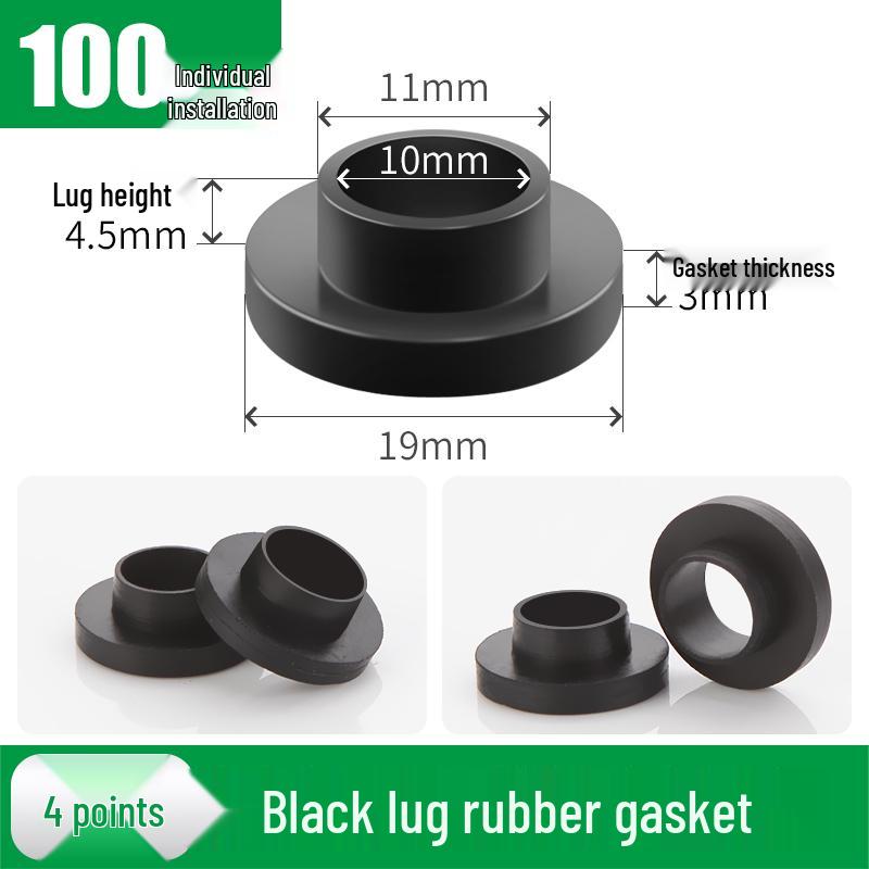 4-Punkt Silikondichtung & 6-Punkt Gummihahn-Unterlegscheiben-Set