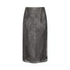 Less 2026 Spring Mulberry Silk Straight Long Skirt