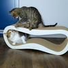 Leon cat scratching post | white | 78x28x24 cm | MruuPruu