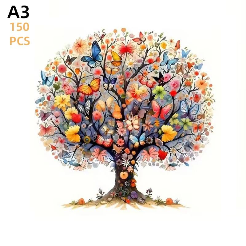 Charming alpaca Interactive Wooden Jigsaw animal Puzzle Toy- Exquisite Model Kit - adult or children Girls Boys Birthday Gifts