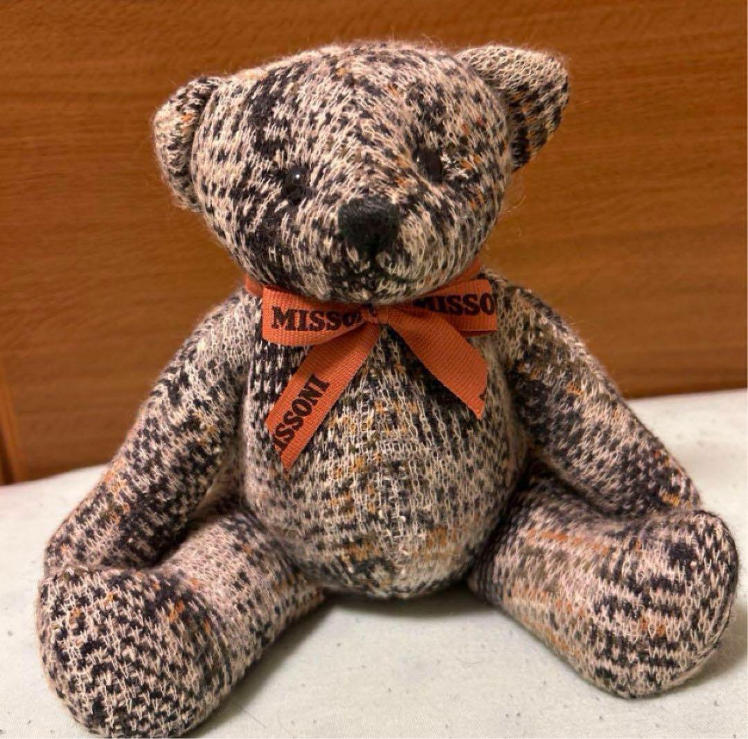 

[USED] Missoni Limited Edition Teddy Bear 2 Bear Plush Toy