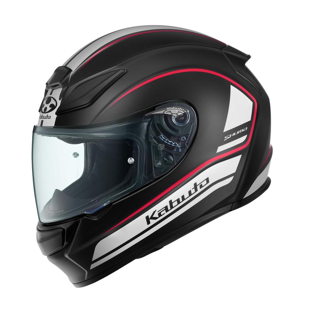 OGK KABUTO Motorcycle Helmet Full Face SHUMA NOVA Flat Black White (Size XL)