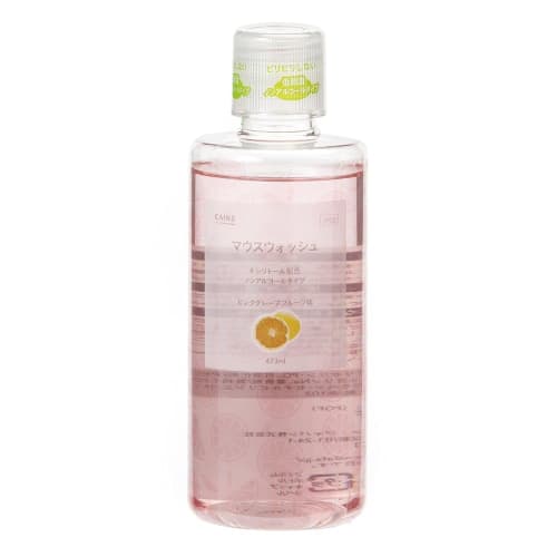 

CAINZ Mouthwash, Pink Grapefruit Flavor, 473ml, Xylitol, Alcohol-Free, Bad Breath Prevention, Oral Care