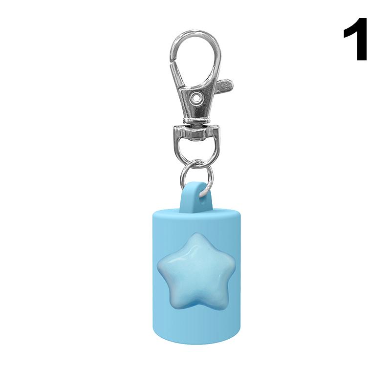 1 Stück Silikon Lipgloss Schlüsselanhänger Kappen für Frauen Reise Bequem Schönheitsprodukt Zubehör Reise Make-up Werkzeug Zubehör