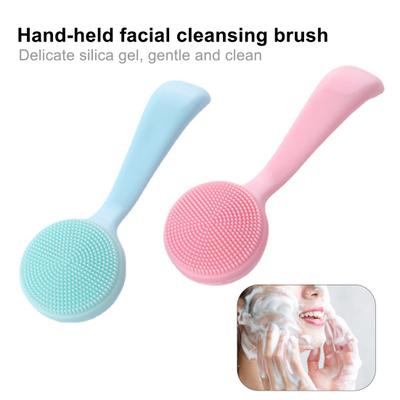 Facial Cleansing Brush Skin-friendly Blackhead Removing Handheld Gentle Exfoliating Facial Cleansing Brush for Girl