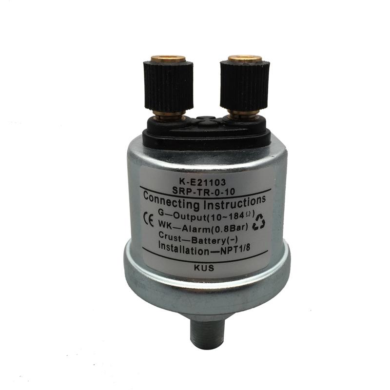 KUS Mechanical Oil Pressure Sensor NPT-1/8 for Pressure Gauge 0-5BAR