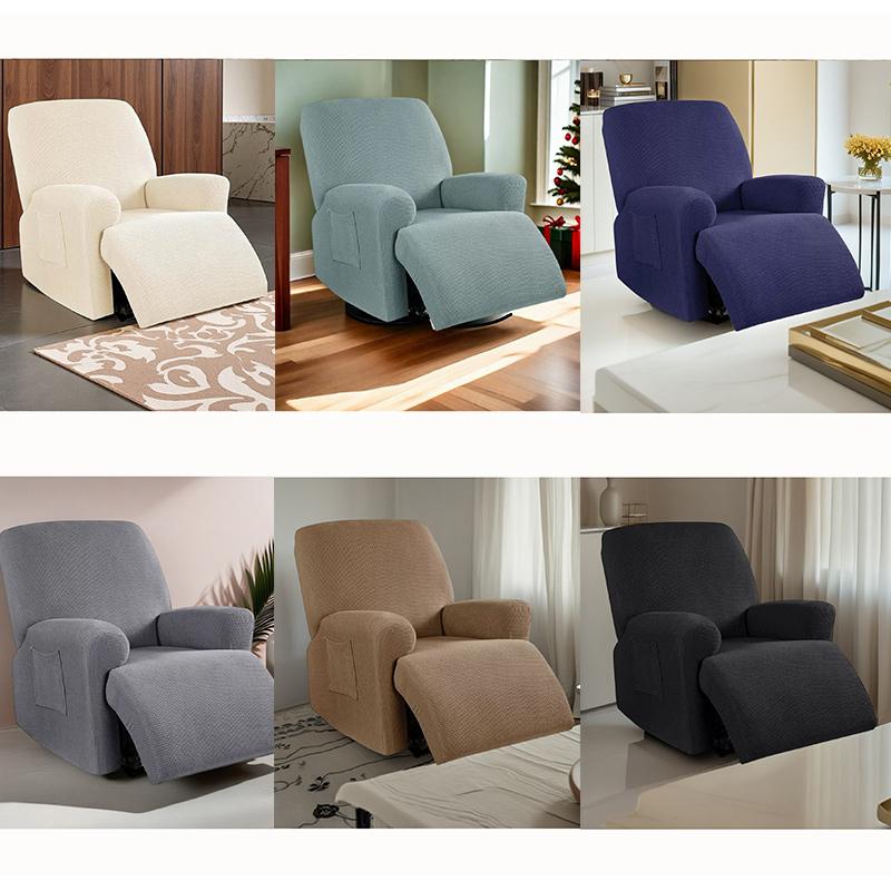 Recliner Sofa Cover for Living Room Ralax Cover Jacquard Covers Stretch Spandex Couch Slipcovers Non Slip Armchair Slipcovers