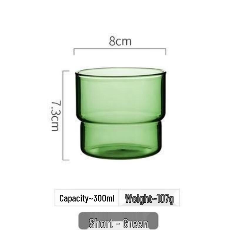 Shangqi Stackable High Borosilicate Glass Cup