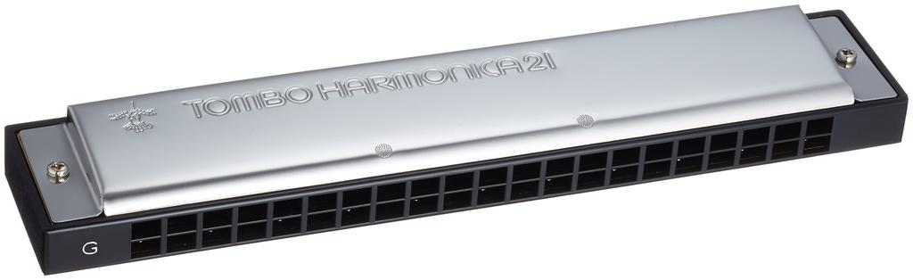 TOMBO Chromatic Harmonica In Tombo 21 3121 G, Band, Holes,