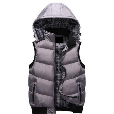 Erkek Yelek Kalınlaştırılmış Erkek Kapüşonlu Pamuk Yelek Günlük Moda Yelek Yelek Erkek Ceket