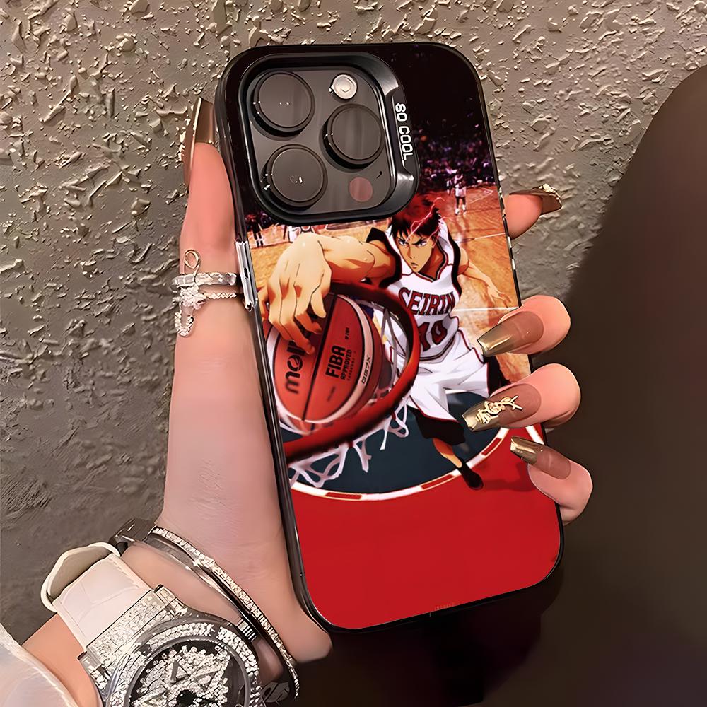 K-Kuroko No B-Basket Phone Case For IPhone17 Air 16 15 14 Plus 13 12 11 Pro XS Max Silver Black Bumper Case