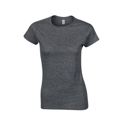 Womens/Ladies Softstyle Heather Ringspun Cotton Fitted T-Shirt