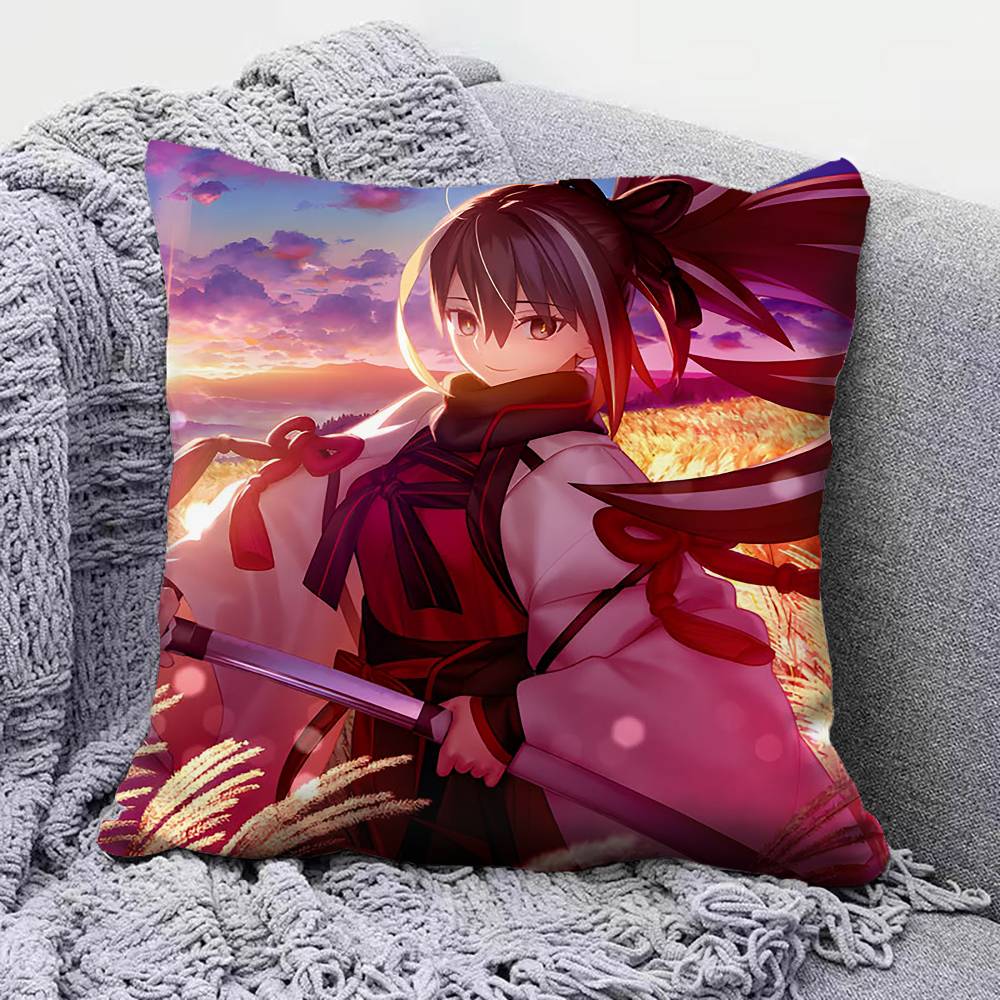 Game FGO Fate Pillow Covers, Home Sofa Cushion Covers and Aecorative Custom