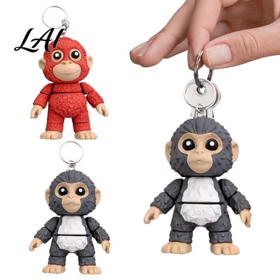 Lightweight Keychain Punch Monkey His Tiny Plush Buddy Exquisite Backpack Purse Car