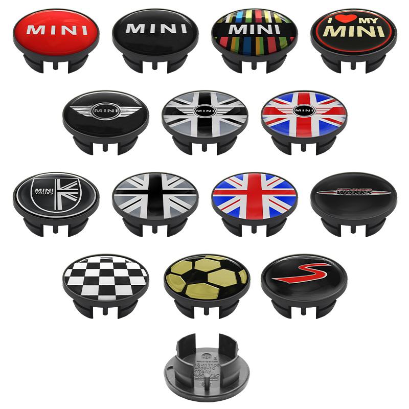 4Pc 54mm 52mm Car Wheel Center Cap Hub Covers Badge Stickers For Mini Cooper One JCW F54 F56 F60 R55 R56 R58 R60 R61 Accessories
