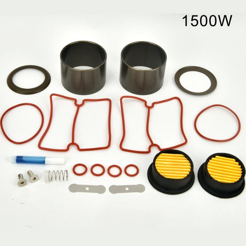 20pcs Air Compressor Repair Kit Cylinder Gaskets Piston Rings Filter Elements For 550W 750W 1100W 1500W Oil-free Compressors