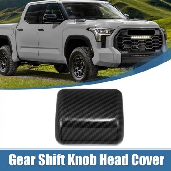 1 Pcs Carbon Fiber Pattern Gear Shift Knob Head Cover for Toyota Tundra +